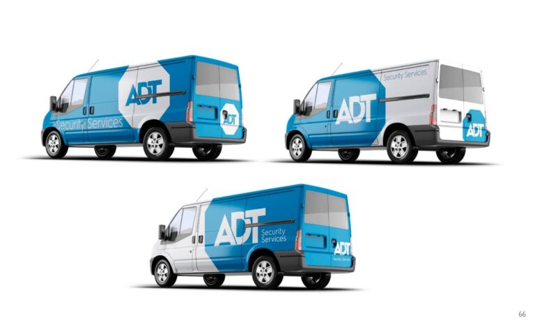 ADT — Brand Atlas and Visual Identity Applications for a National Security Brand