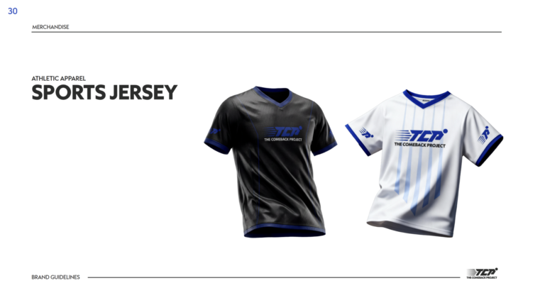 The Comeback Project — Brand Identity, Style Guide, and Website for a Student-Athlete Recovery Initiative
